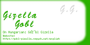 gizella gobl business card